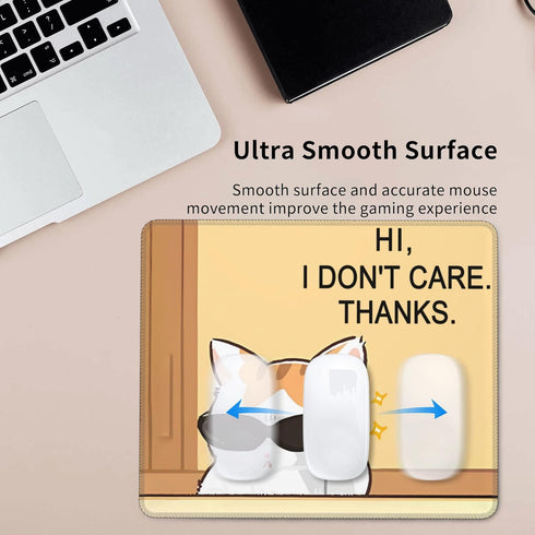 Cool Mouse Pad Funny Mouse Pad Cat Mouse Pad Kawaii Rectangle Non Slip Rubber Mouse Pad for Computer and Laptop Mouse Mat for Working and Gaming...