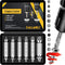 Damaged Screw Extractor - Remover for Stripped Head Screws Nuts & Bolts | Drill Bit Tools for Easy Removal of Rusty & Broken Hardware | High Speed...