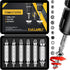 Damaged Screw Extractor - Remover for Stripped Head Screws Nuts & Bolts | Drill Bit Tools for Easy Removal of Rusty & Broken Hardware | High Speed...