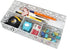 EasyPAG Desk Drawer Organizer with 3 Small Bins and 1 Long Bin,White...
