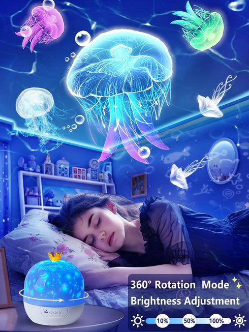 21 Sets of Films + Projector Night Light for Kids, Baby Star Projector for Bedroom, Ceiling, Kids Night Light with 360° Rotation Dimmable for Baby...