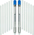 ALLY Tools Two Round Soapstone Holder with 14 Welding Quality Round Soapstone Pens Refills for Welders - Perfect for Making Removable Markings on ...