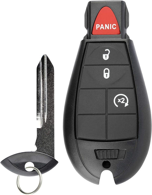Keyless Entry Remote Car Key Fob Replacement for GQ4-53T for 2013-2018 Dodge Ram 1500 2500 3500...
