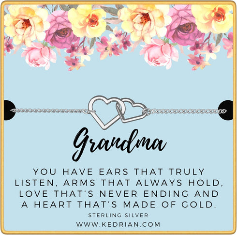 Bracelets, 925 Sterling Silver, Best Grandma Gifts, Friendship Bracelet, Best Friends Bracelets, New Grandma Gifts, Grandma Birthday Gift, To My B...