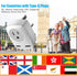 UK Travel Adapter, US to UK/Ireland/Hong Kong Plug Adapter with 2 USB and 1 Electrical Outlet, America to Europe Irish British England Scotland Tr...