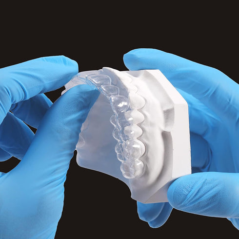 Annhua Dental Splint Material 20Pcs Soft Dental Lab Splint, 1.0MM Tough Thermoforming Plastic Sheets, Dental Splint Thermoforming for Vacuum Formi...