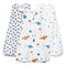 PHF Baby Sleep Sack 0-6 Months 3 Pack 100% Cotton Baby Wearable Blanket, 2-Way Zipper 0.5 TOG Toddler Sleeping Sack, Comfy Sleep Bag for Baby Boys...