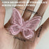 12pcs Butterfly Lace Trim, Double Layers Organza Butterfly Lace Fabric Embroidery Sewing Lace DIY Craft Butterfly Decor Applique Patches for Weddi...