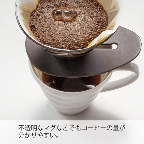 Hario V60 "Mugen" Plastic Coffee Dripper, Size 02, Clear Black...