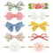 DRESHOW BQUBO Baby Girl Bows and Headbands Soft Nylon Hairbands Elastics Handmade Girls Flower Hair Accessories for Newborn Infant Toddlers Kids 1...