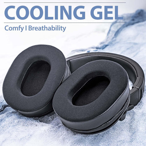 Arctis Pro Thicker Cooling Gel Earpads Compatible with Arctis Pro, Arctis 7/5/3/1, Arctis 9X, Arctis 7X, Arctis 7P, RIG 800 Series, ATH M50X, M40X...
