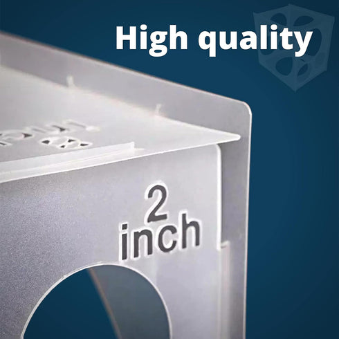 11 Hole Balloon Sizer Cube Box Measurement Tool for Decorations Balloon Sizer Box Holey Sizer...