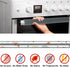 7Pcs Refrigerator Door Handle Cover Washable Kitchen Appliance Decor Handles Fridge Oven Microwave Dishwasher Antiskid Protector, Keep Off Fingerp...