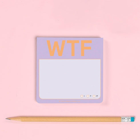 1-Count Knock Knock WTF to Do Sticky Note Pad, 3 x 3-inches (Pastel Edition)...