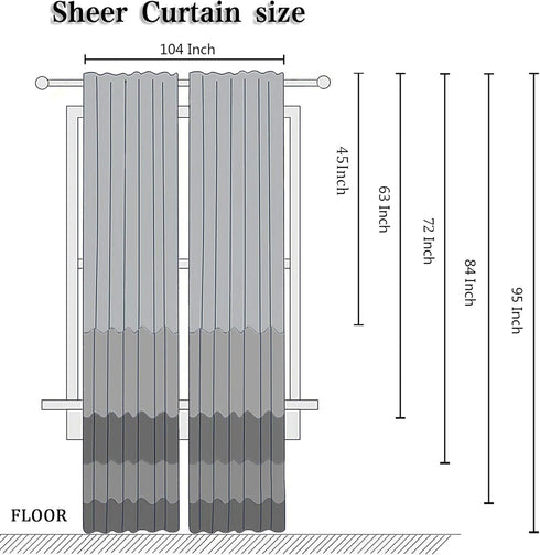 KEQIAOSUOCAI 2 Pieces Baby Pink Girls Room Sheer Curtains for Nursery Kids Rod Pocket Sheer Voile Panels Drapes for Wedding Party Bedroom Living R...