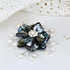 AeraVida Stunning Flower of the Ocean Seashell and Cultured Freshwater Pearl Floral Brooch Pin | Handmade Brooch for Women | Brooch for Women | Br...