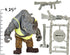 Teenage Mutant Ninja Turtles: Mutant Mayhem 3.75” Rocksteady...