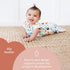 SleepingBaby Zippy Freedom Baby Wearable Blanket with Zipper Convenience - Dino - Small (3-6 Month)...