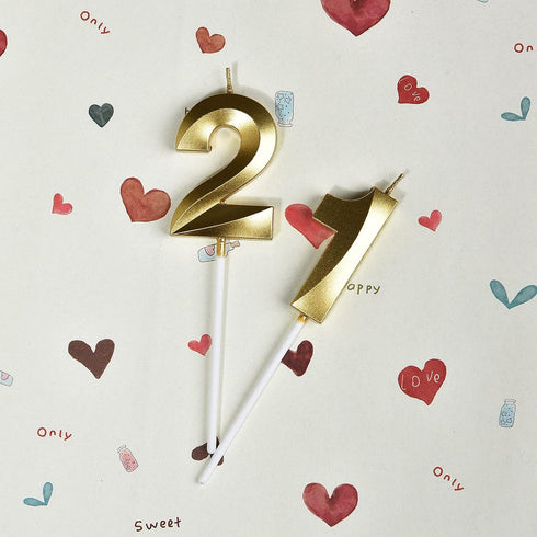 21st Birthday Candles,Gold Number 21 &12 Cake Topper for Birthday Decorations Party Decoration...