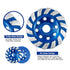 SALI Diamond Concrete Grinding Wheel 4 1/2 inch for Polishing and Cleaning Stone Concrete Surface, Cement, Marble, Rock, Granite, and Thinset Remo...