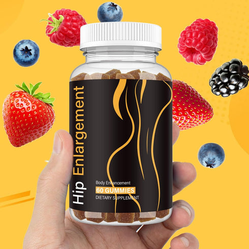 Booty Gummies, Curve Body Gummies, Women Support Supplement, Workout Enhancement, Fenugreek, Berry Flavored, 60 Counts...