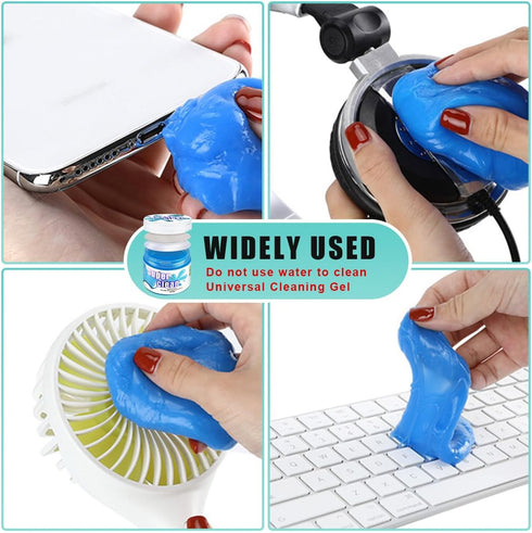 Car Cleaning Gel, Auto Detailing Slime Cleaning Tools Kit, Cleaning Putty for Dash Board Crevice & Air Vent Dust, Universal Interior Cleaner for C...