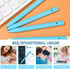 4.5 Inch Replacement Stylus Drawing Pen 4 Pieces Toddler Drawing Tablet Pens Kids' Electronics Pens with 4 Hanging Rope for LCD Writing Tablet (Bl...