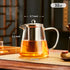 PARACITY Glass Teapot Stovetop 32 OZ, Borosilicate Clear Tea Kettle with Removable 18/8 Stainless Steel Infuser, Teapot Blooming and Loose Leaf Te...