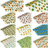 ZLIFA Sunflower Print Clear Vinyl Faux Leather Sheets, 12" x 47" Smooth Printed PVC Fabric Roll for Handmade Bows Earrings Handbag Sewing Crafts, ...