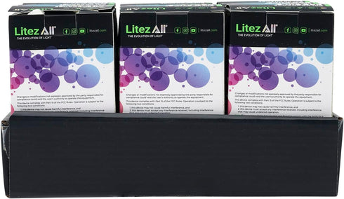 LitezAll LED Color Changing Light Bulb with Remote...