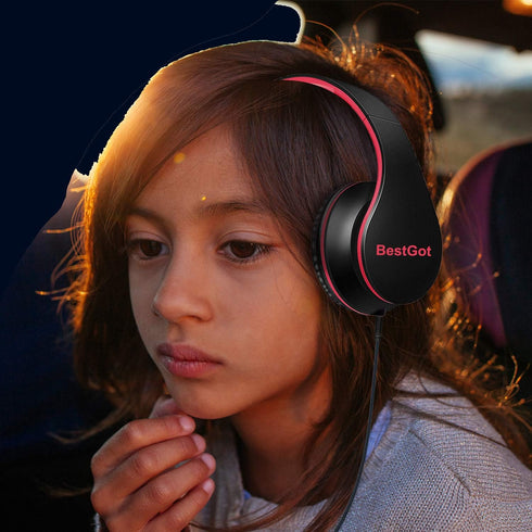 2024 Kids Bluetooth Headphones BT6002 Wireless Headphones for Kids Children Adults for School Foldable Headset for 18 Hours for PC/Phone/Tablets/T...