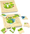 Montessori Wooden Puzzles for Kids Ages 4-8, 4 Layer Life Cycle Jigsaw Puzzle for Toddlers, Children Preschool Learning Educational Puzzles Toys f...