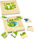 Montessori Wooden Puzzles for Kids Ages 4-8, 4 Layer Life Cycle Jigsaw Puzzle for Toddlers, Children Preschool Learning Educational Puzzles Toys f...