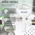 Handheld Bladeless Mini Fan, Portable Hand Fan, Rechargeable Small Pocket Fan, Battery Operated Personal Fan for Indoor Outdoor Travelling (White)...