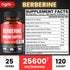 Premium Berberine Supplement with Ceylon, Ashwagandha, Turmeric, Milk Thistle, Elderberry & Black Pepper - Supports Immune System, Cardiovascular ...