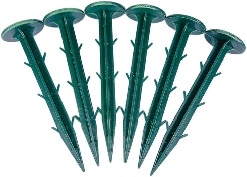 70 Pcs 4.3 inch HPDE Plastic Garden Stakes High Strength Anchors Plastic Landscape Anchoring Spikes for Keeping Garden Netting Down Fixing Fence F...