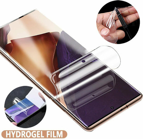 [3+2 3 Packs Hydrogel Film Screen Protector(Not Glass) + 2 Packs Tempered Glass Camera Lens Protector For Samsung Galaxy Note 20...