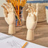 7" Wooden Sectioned Opposable Articulated Left/Right Hand Figure Manikin Hand Model for Drawing, Sketching, Painting (Left Hand)...