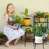 Plant Stand Indoor Outdoor,Metal Plant Stand Sets of 3,Corner Black Plant Stand,small Plant Holder,Plant Pot Holder stand,Potted Plant Stand,Flowe...
