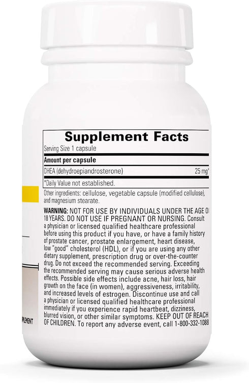 Integrative Therapeutics DHEA-25 - for Women and Men - Gluten Free - Dairy Free - Vegan - 60 Capsules...