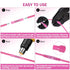 Kuject 220PCS Pink Heat Shrink Butt Connectors 22-16 Awg, Tinned Copper Crimp Electrical Wire Connectors, Insulated Waterproof Butt Splice Termina...