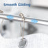 Titanker Shower Curtain Hooks Rings, Rust-Resistant Metal Shower Curtain Hooks for Bathroom Shower Rods Shower Hooks Shower Rings for Curtain - Se...