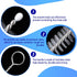 Straw Cleaner Brush, 50 PCS Reusable Drinking Straw Cleaner Brush Kit, Straw Cleaning Brush for Baby Bottle, Sippy Cup, Water Bottle and Tubes...