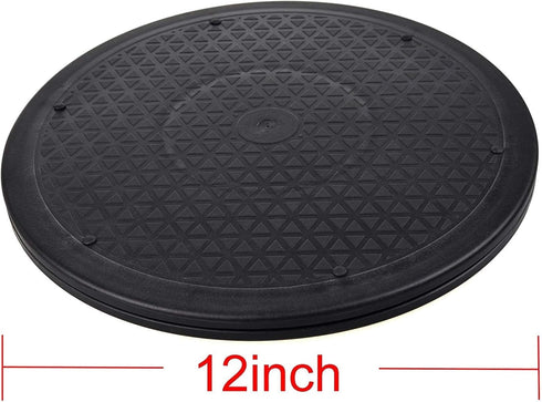 12 Inch Heavy Duty Rotating Swivel With Steel Ball Bearings Stand for Monitor/TV/Turntable/Lazy Susan...