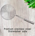 Versatile Stainless Steel Spider Strainer/Skimmer/Ladle for Cooking and Frying, Chirano Kitchen Gadgets Wire Strainer Pasta Strainer Spoon (6 Inch...