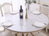 Clear Round Vinyl Fitted Tablecloth Waterproof Oilcloth Heavy Duty Elasticized Table Cover Elastic Edge Design Plastic Tablecloth Protector for Ro...