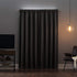 Sun Zero Oslo Theater Grade Extreme Total Blackout Rod Pocket Curtain Panel, 52" x 84", Gray...