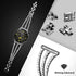 Bands Compatible with Samsung Galaxy Watch 46mm / Galaxy 3 45mm, 22mm Bling Diamond Stainless Steel Metal Replacement Strap for Huawei Watch 4/4 P...