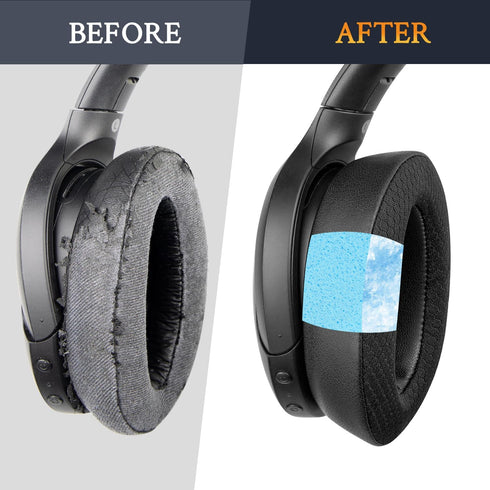 SOULWIT Cooling Gel Replacement Earpads for Sony WH-H910N H910 h.Ear on 3 Wireless Noise-Canceling Headphones, Ear Pads Cushions with Noise Isolat...