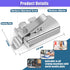 Upgraded Magnetic Seam Guide for Sewing Machine, Magnetic Sewing Guide with Clip, Hemmer Guide, Multifunctional Hem Guide, Universal Sewing Machin...